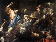 VALENTIN DE BOULOGNE Christ Driving the Money Changers out of the Temple wt Sweden oil painting reproduction